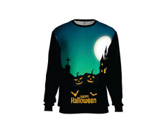GREEN PUMKIN HALLOWEEN SWEATER