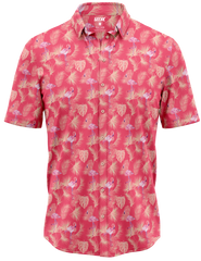 PINK MINGO BUTTON DOWN WOMENS