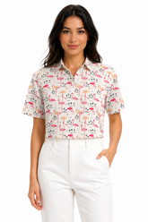 WHITE BUTTON DOWN WOMENS