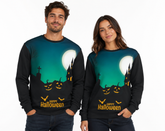 GREEN PUMKIN HALLOWEEN SWEATER
