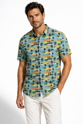 PALM ISLAND BUTTON DOWN