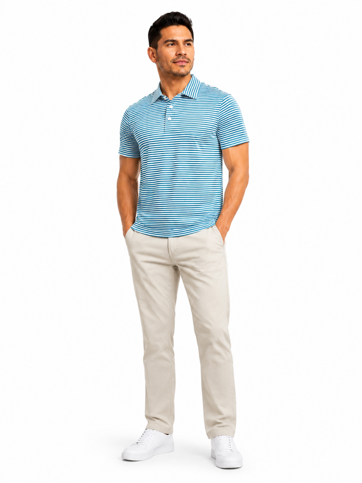 WHITE OFFICE GOLF POLO