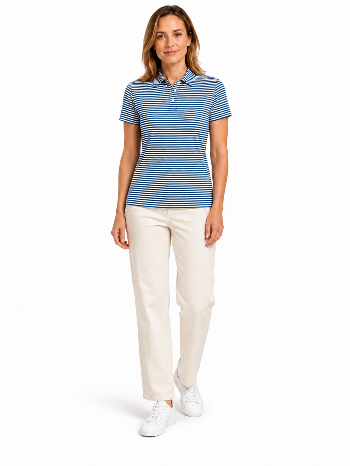 WHITE OFFICE GOLF POLO WOMENS