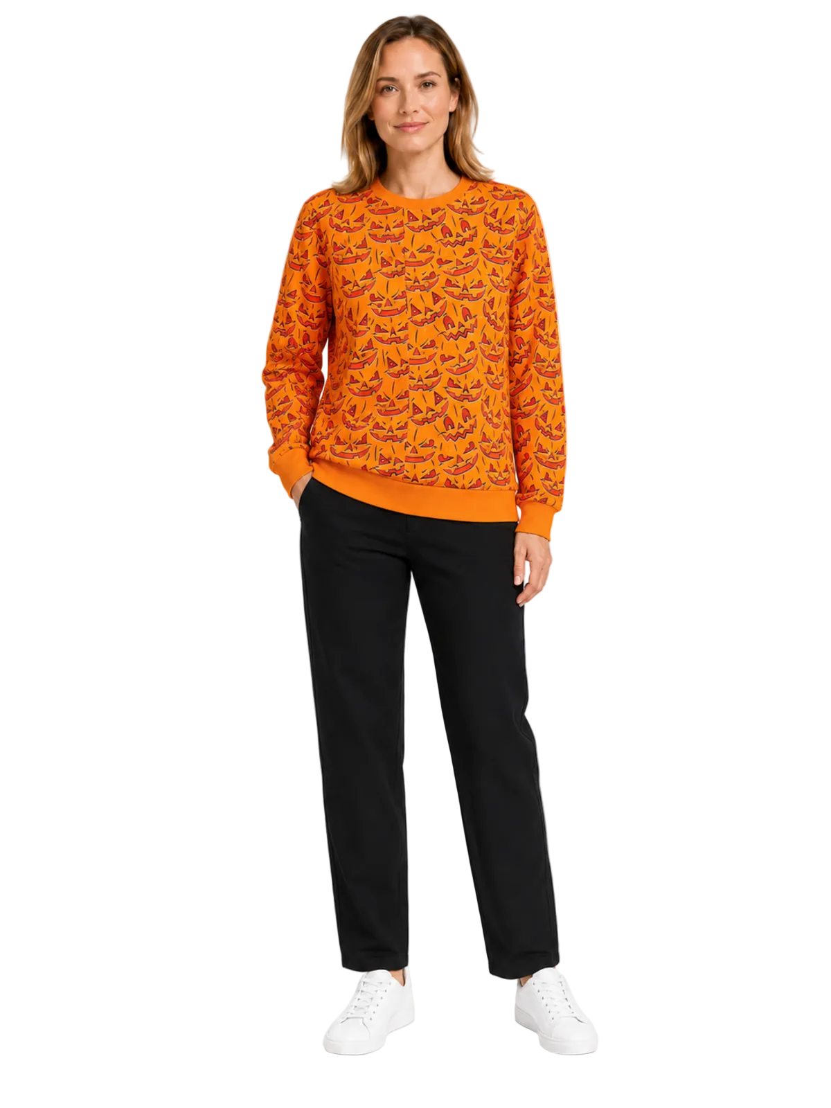 Halloween Smiling face Sweat Shirt