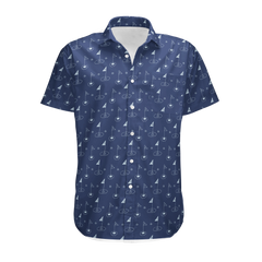 BLUE GOLF BUTTON DOWN