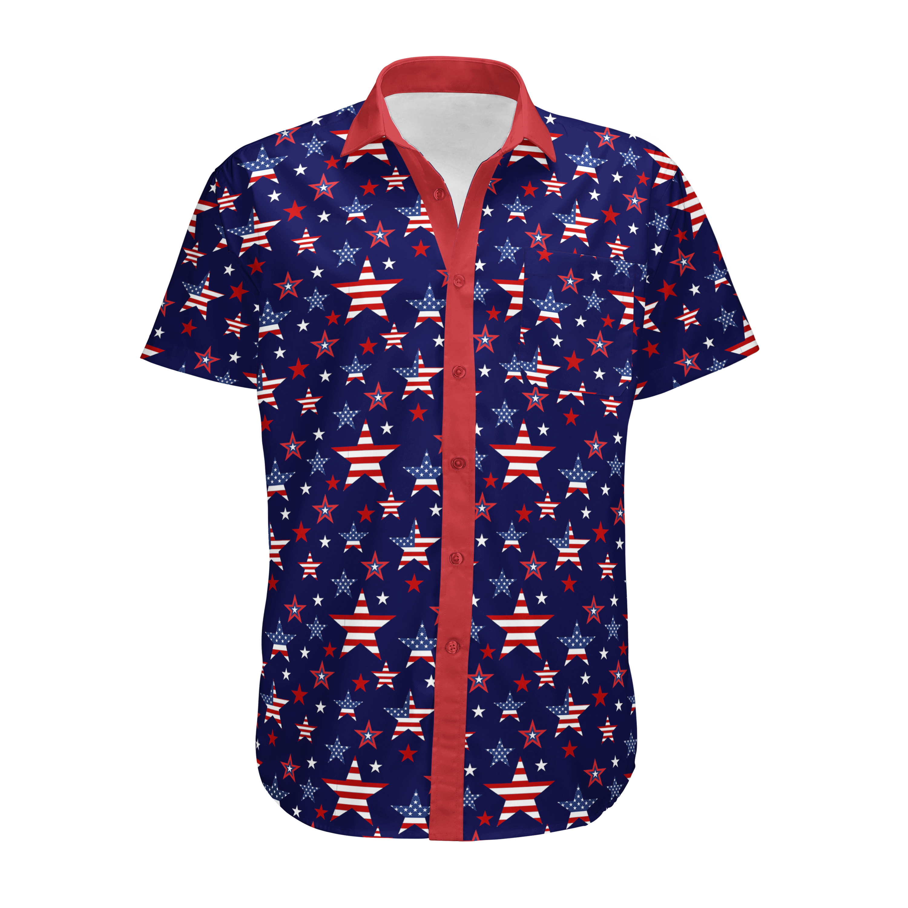 US STARS BUTTON DOWN
