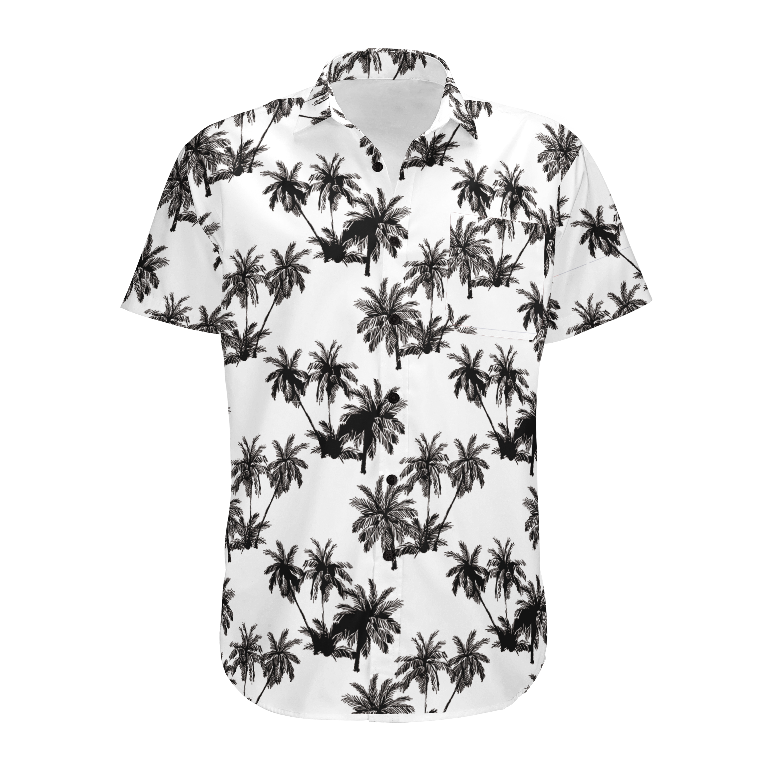 WHT PALM BUTTON DOWN