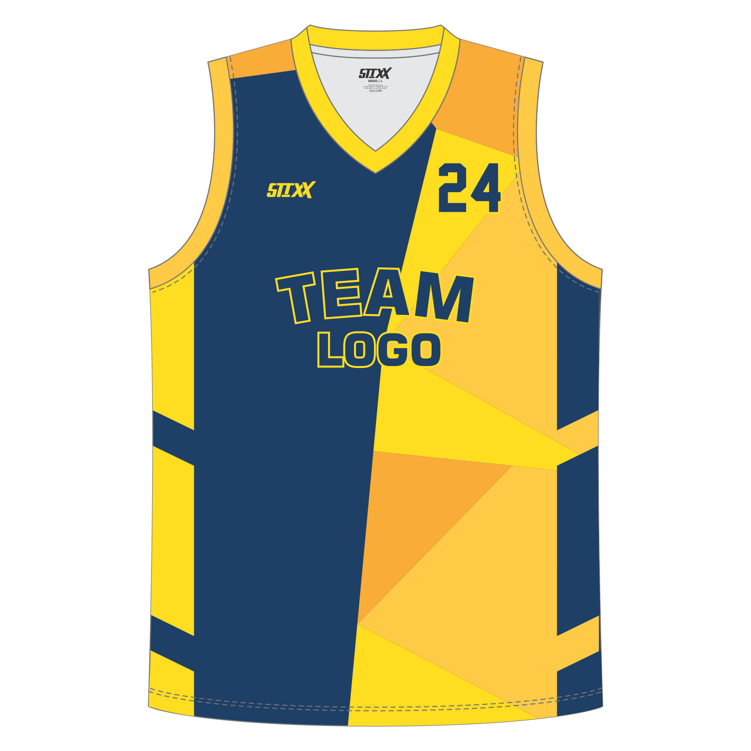 CUSTOM V-NECK BASKETBALL JERSEYS