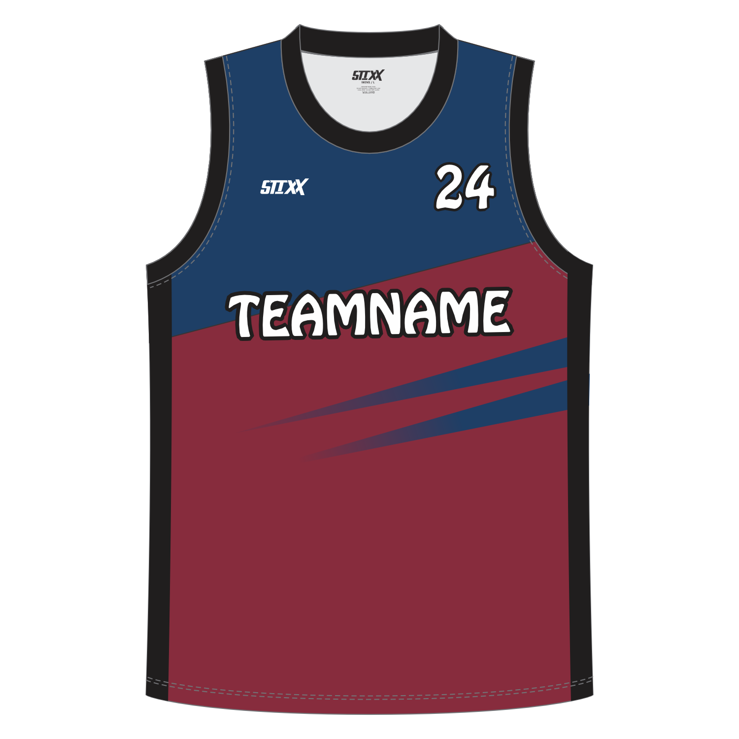 CUSTOM REVERSIBLE V-NECK BASKETBALL JERSEYS