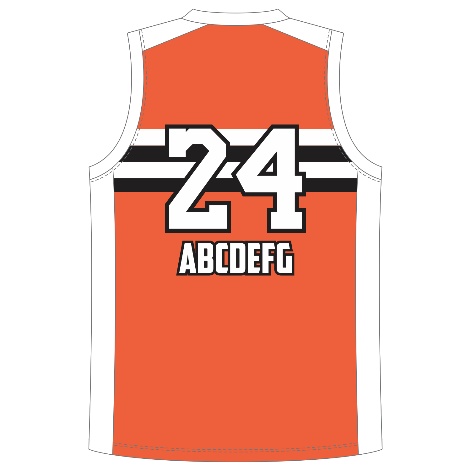 CUSTOM ROUND/CREW NECK BASKETBALL JERSEYS