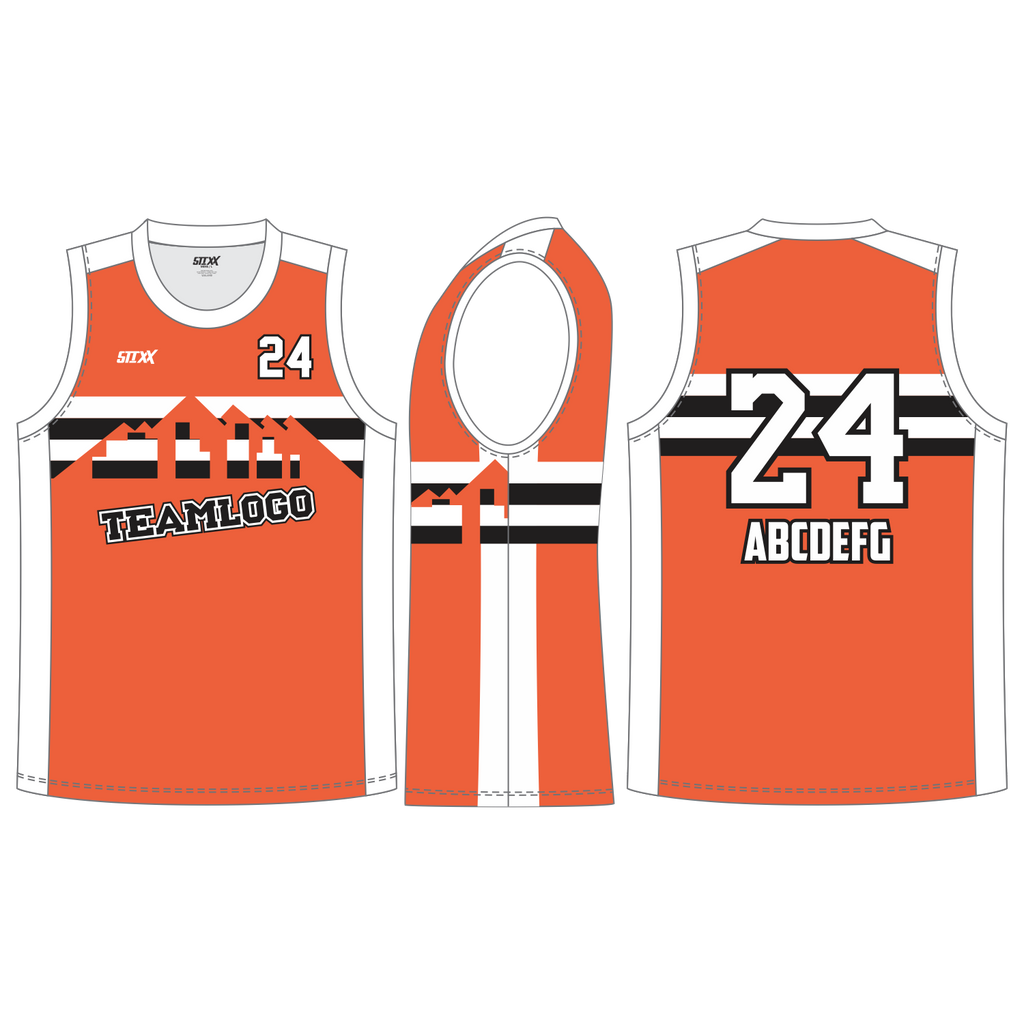 CUSTOM ROUND/CREW NECK BASKETBALL JERSEYS