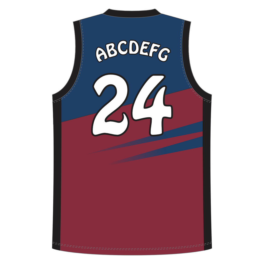 CUSTOM REVERSIBLE V-NECK BASKETBALL JERSEYS