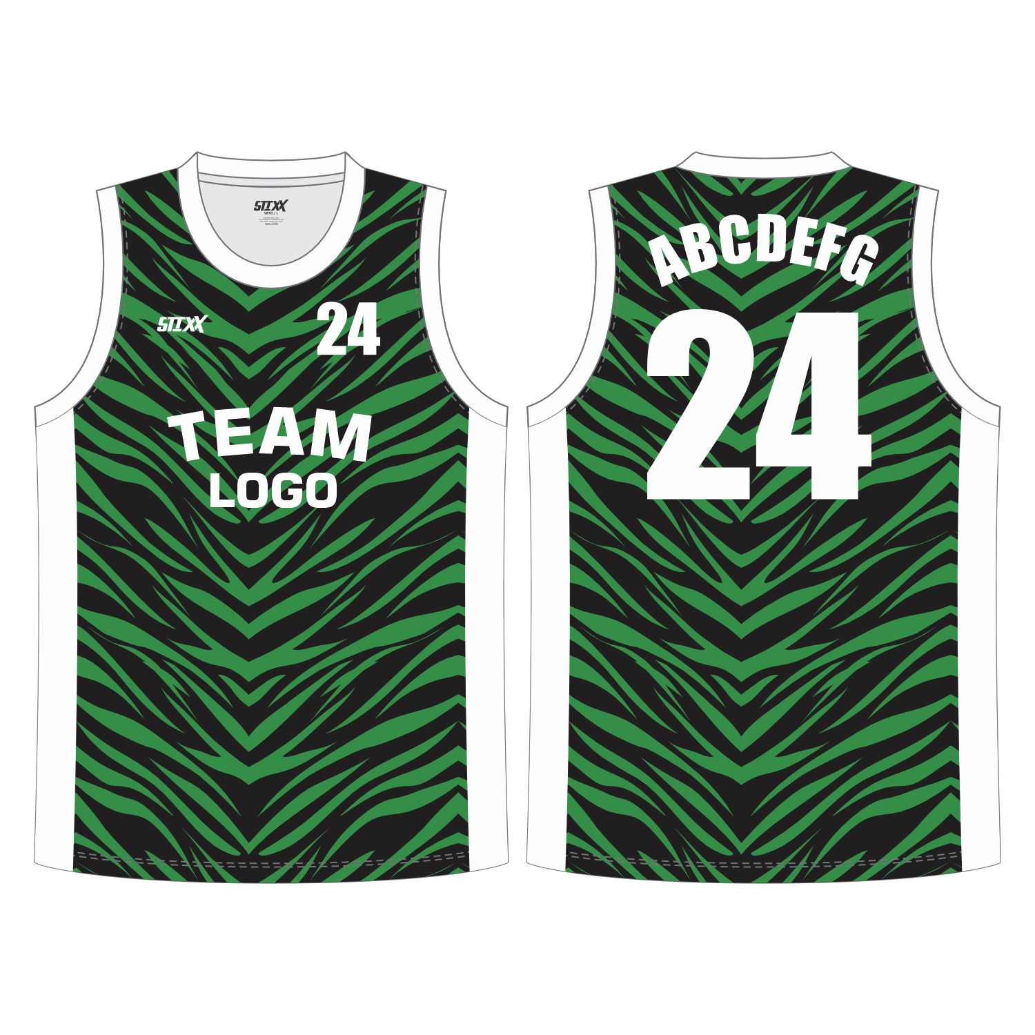 CUSTOM REVERSIBLE V-NECK BASKETBALL JERSEYS