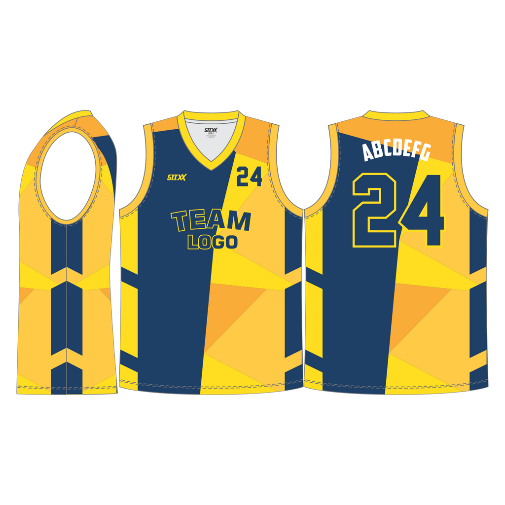 CUSTOM V-NECK BASKETBALL JERSEYS