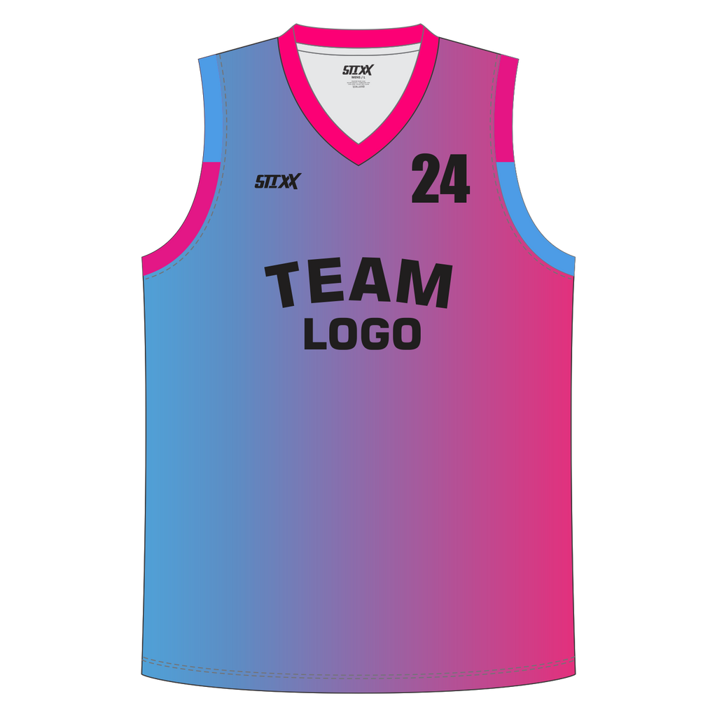 CUSTOM V-NECK BASKETBALL JERSEYS