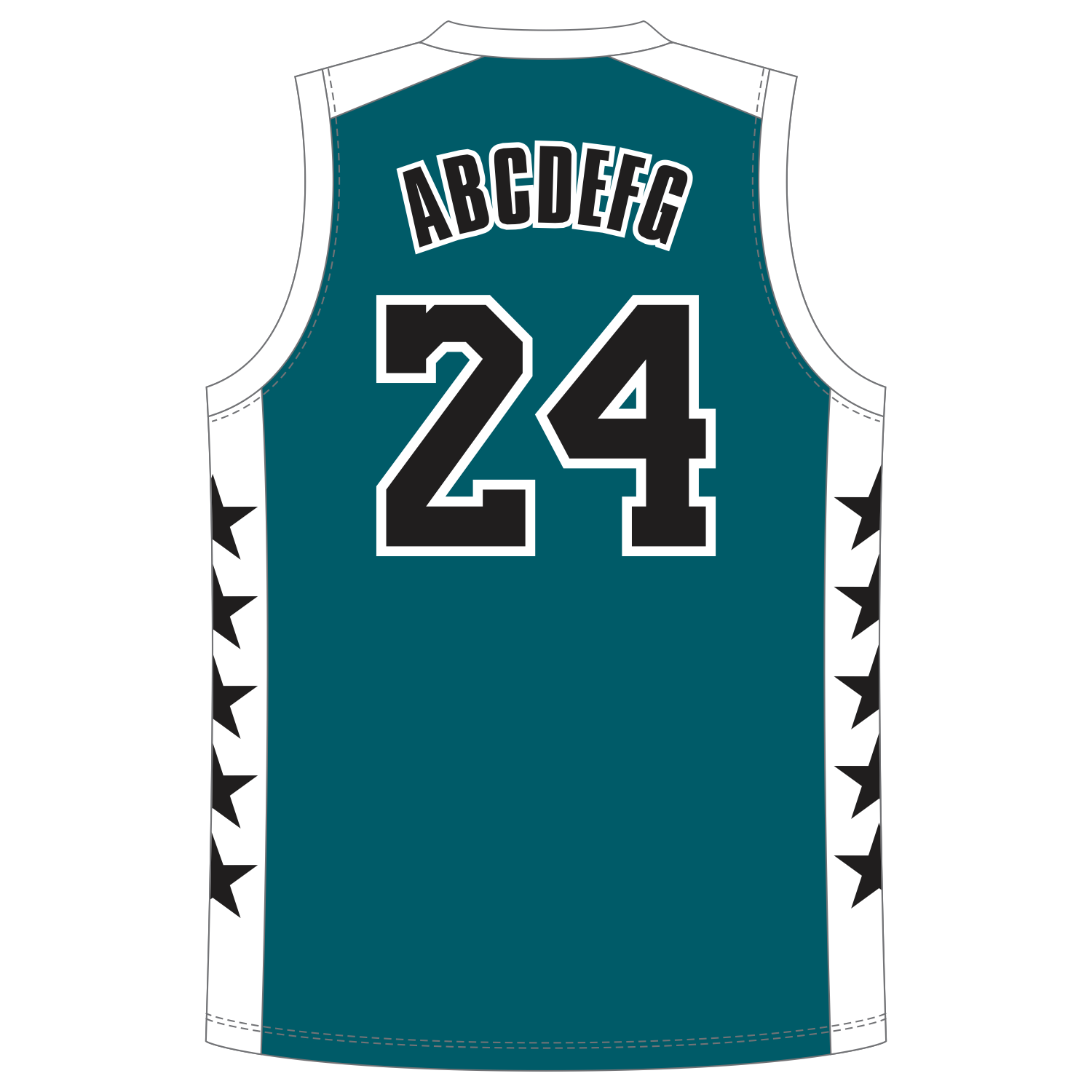 CUSTOM ROUND/CREW NECK BASKETBALL JERSEYS