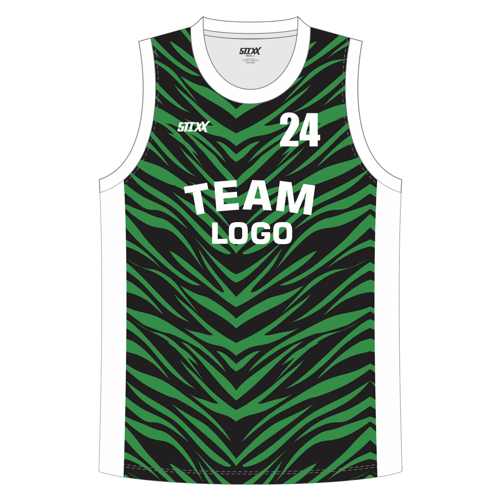 CUSTOM REVERSIBLE V-NECK BASKETBALL JERSEYS