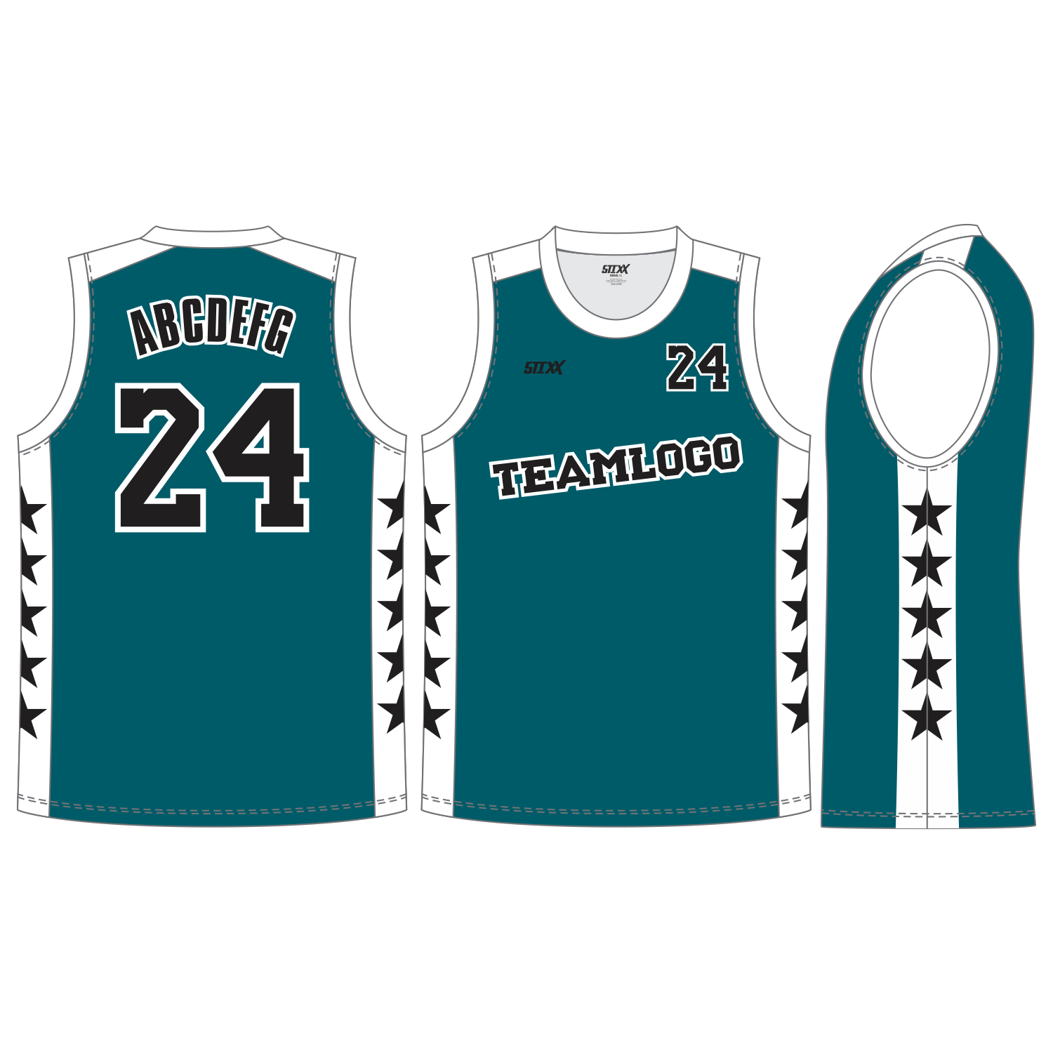 CUSTOM ROUND/CREW NECK BASKETBALL JERSEYS