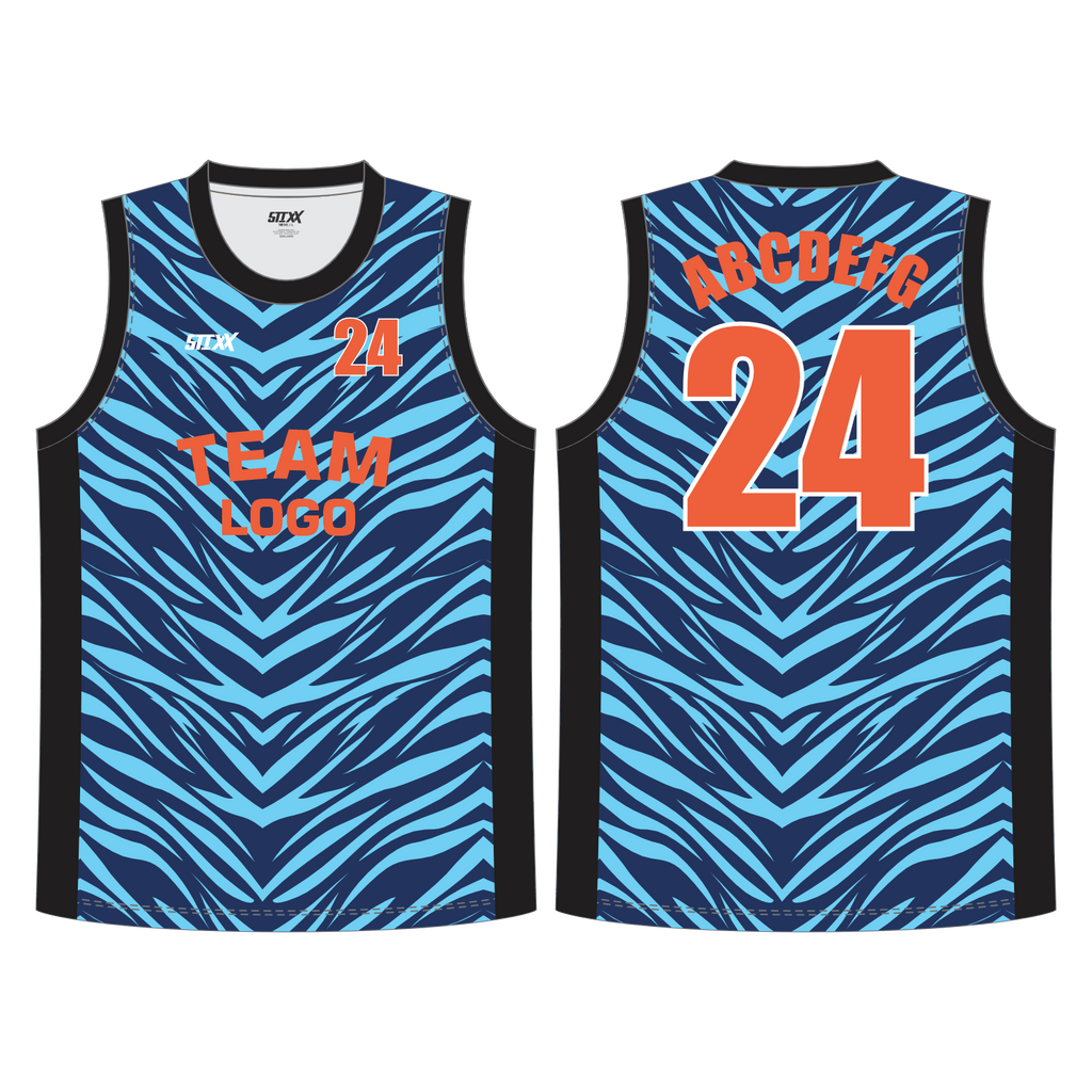 CUSTOM REVERSIBLE V-NECK BASKETBALL JERSEYS