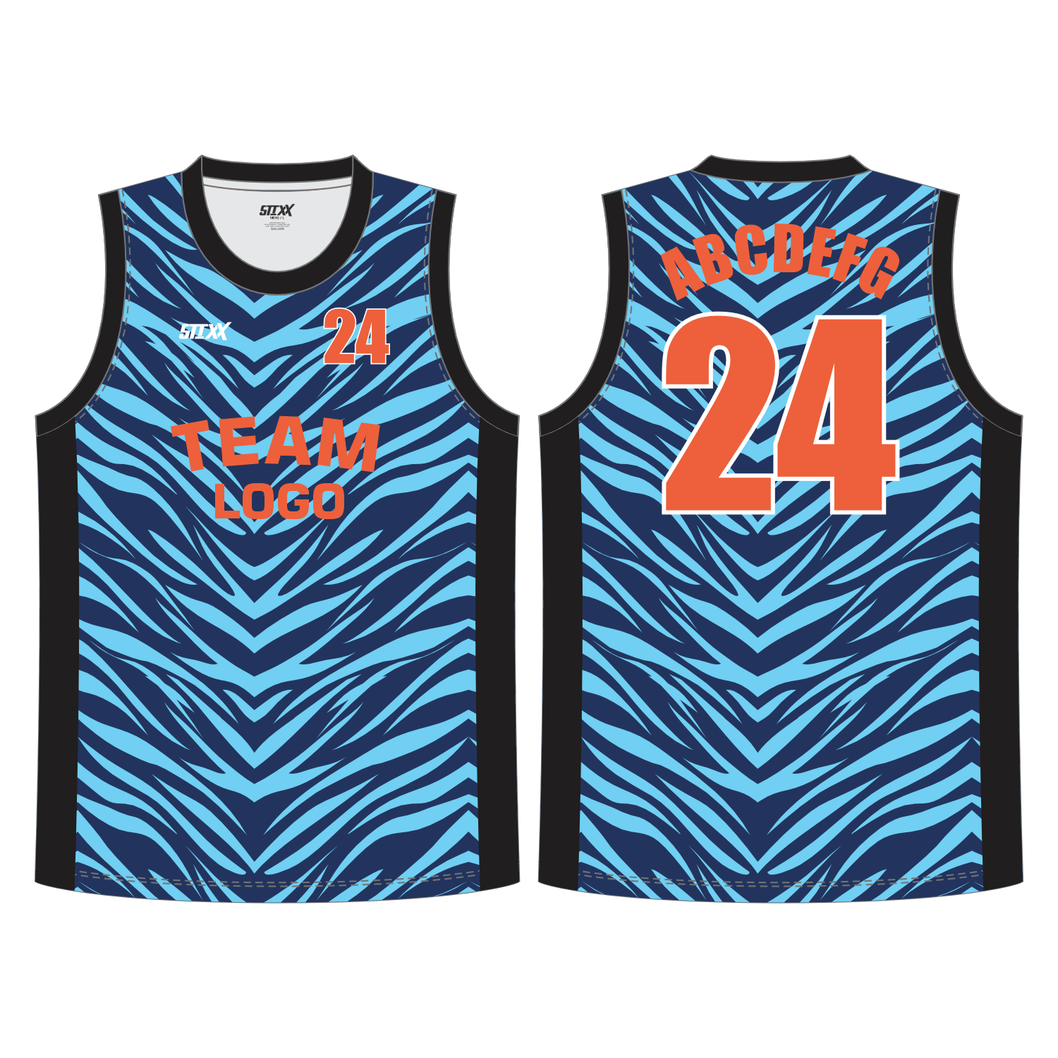 CUSTOM REVERSIBLE V-NECK BASKETBALL JERSEYS