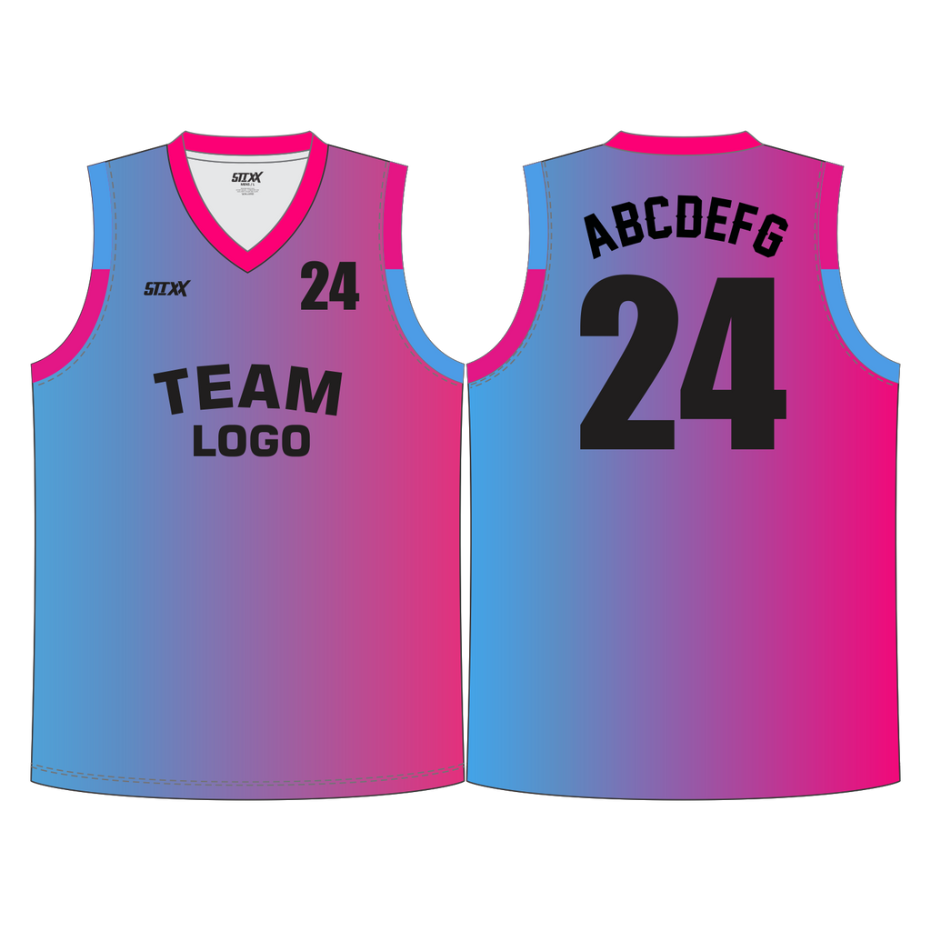 CUSTOM V-NECK BASKETBALL JERSEYS