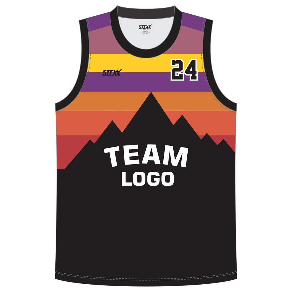 CUSTOM ROUND/CREW NECK BASKETBALL JERSEYS