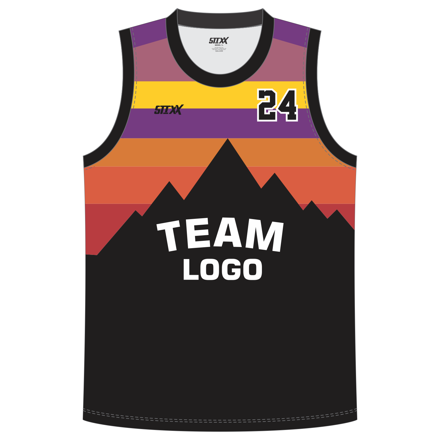 CUSTOM ROUND/CREW NECK BASKETBALL JERSEYS