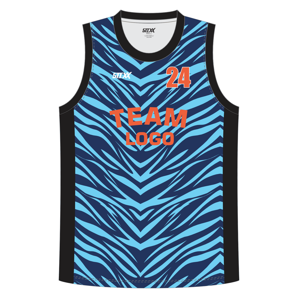 CUSTOM REVERSIBLE V-NECK BASKETBALL JERSEYS