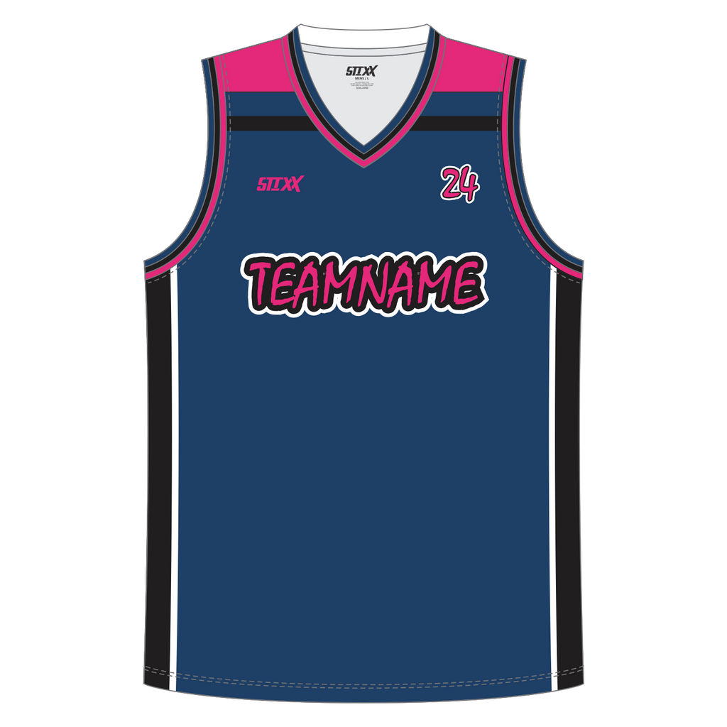 CUSTOM V-NECK BASKETBALL JERSEYS