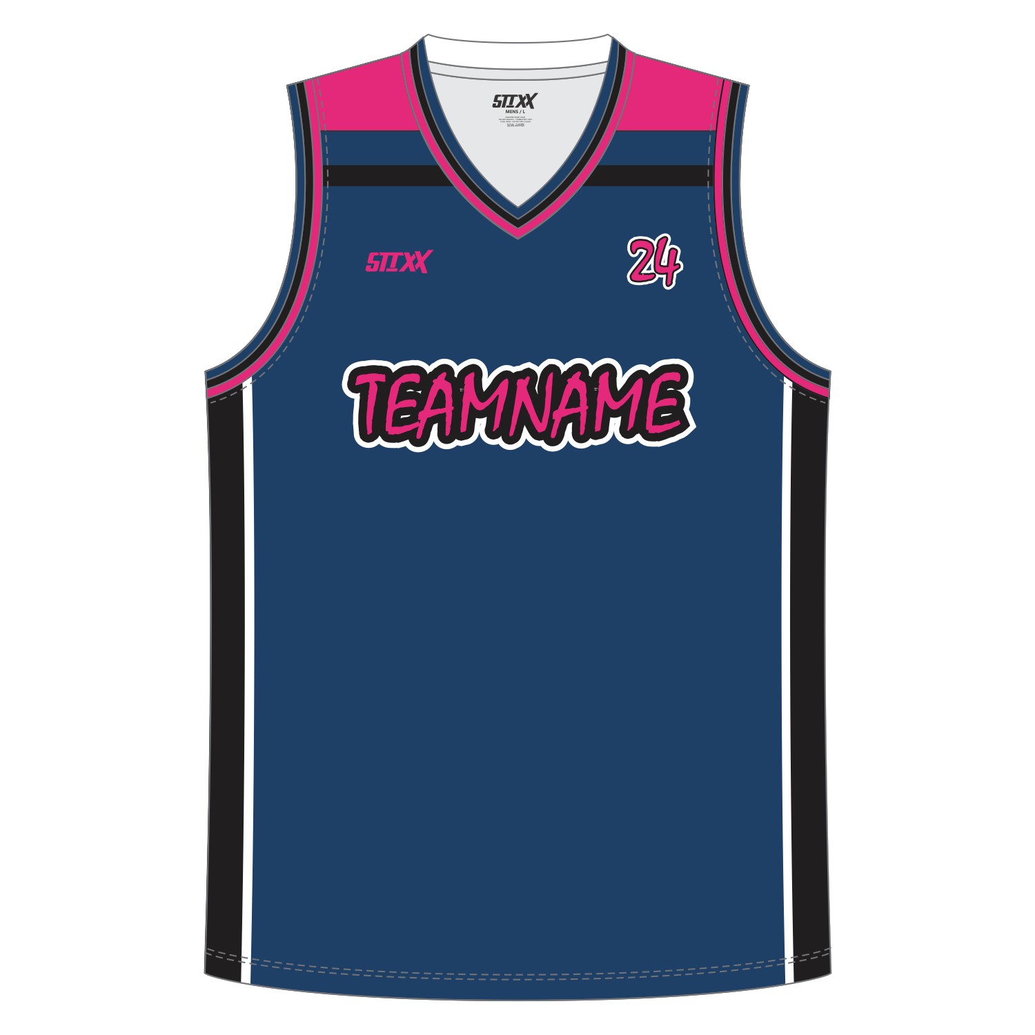 CUSTOM V-NECK BASKETBALL JERSEYS
