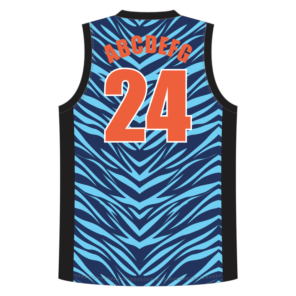 CUSTOM REVERSIBLE V-NECK BASKETBALL JERSEYS