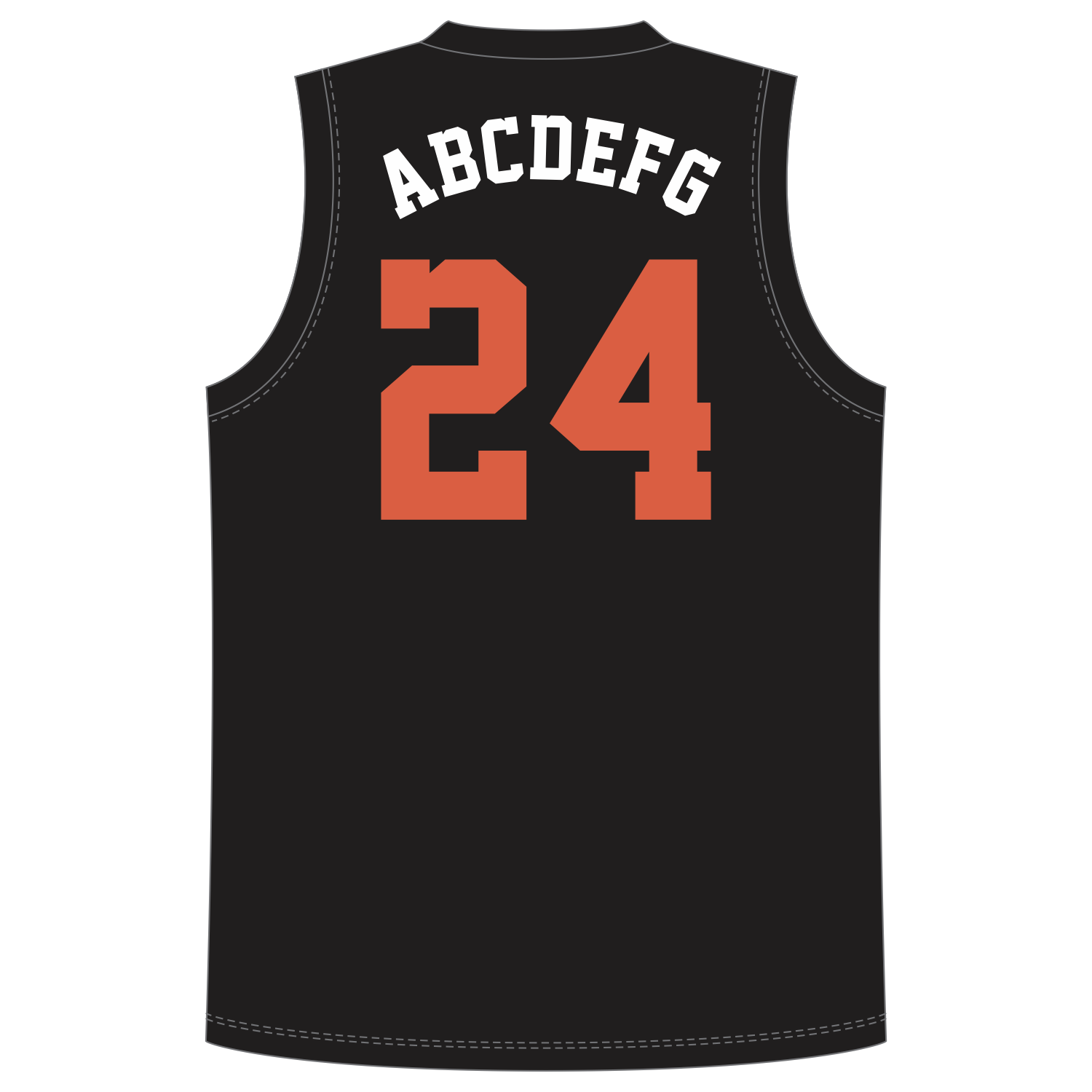 CUSTOM ROUND/CREW NECK BASKETBALL JERSEYS