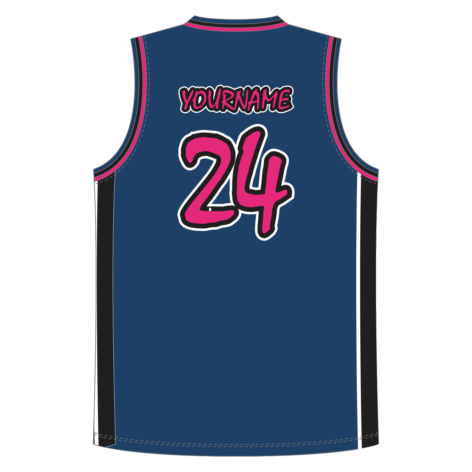 CUSTOM V-NECK BASKETBALL JERSEYS