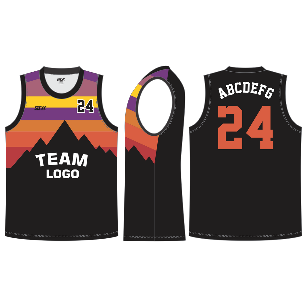 CUSTOM ROUND/CREW NECK BASKETBALL JERSEYS