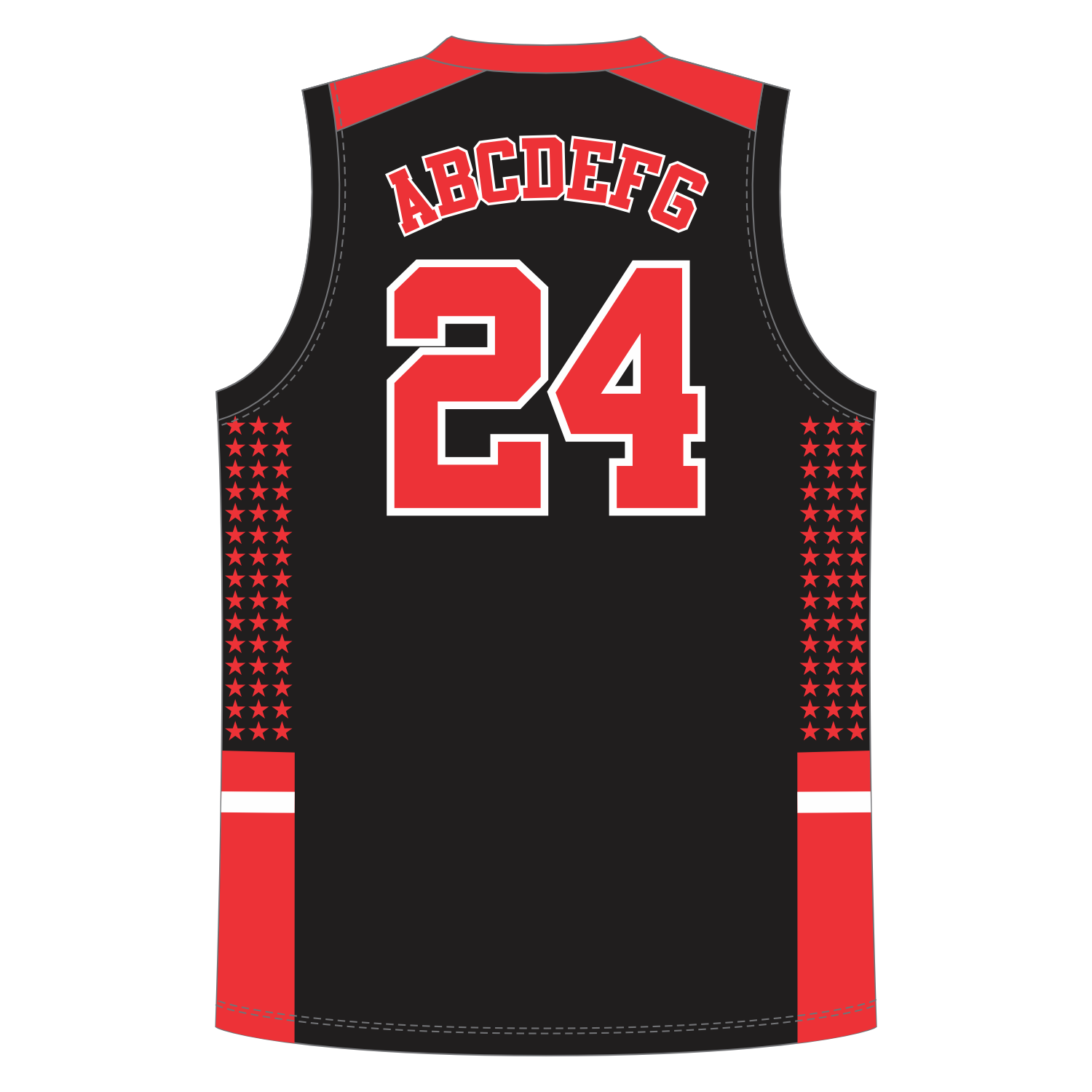 CUSTOM REVERSIBLE V-NECK BASKETBALL JERSEYS