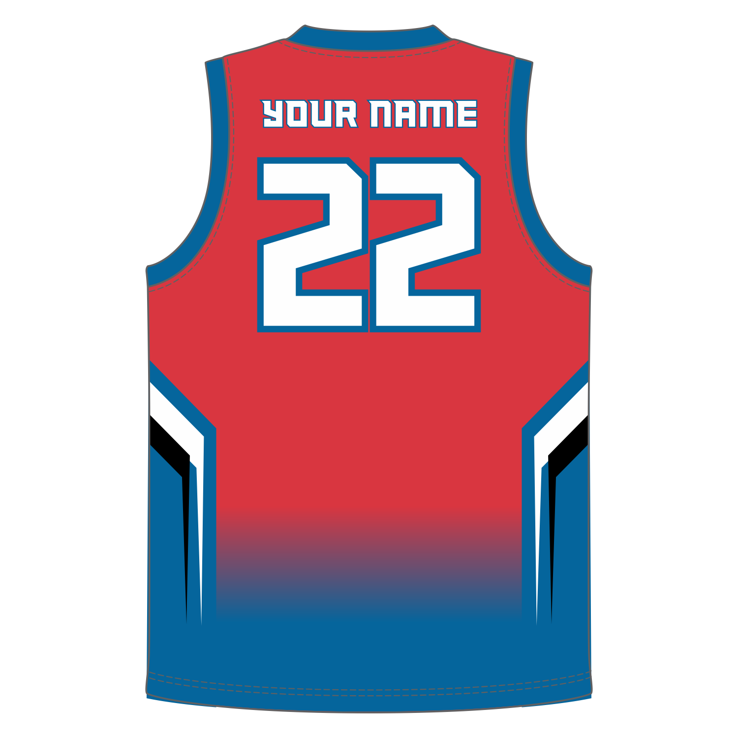CUSTOM V-NECK BASKETBALL JERSEYS