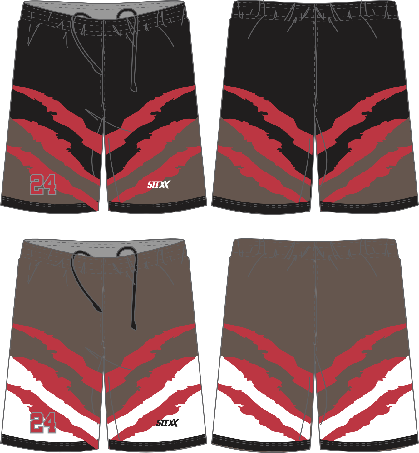CUSTOM REVERSIBLE BASKETBALL SHORTS