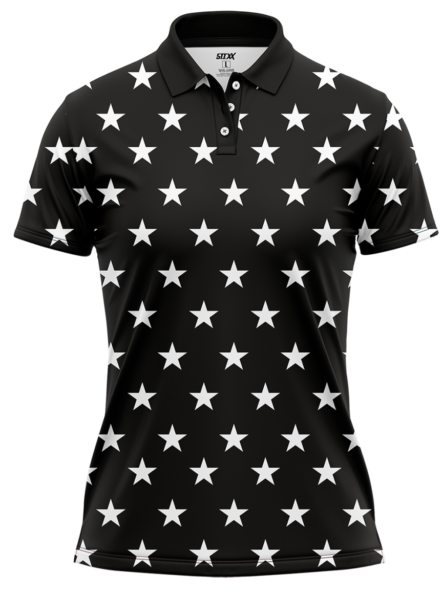 STARS GOLF POLO WOMENS