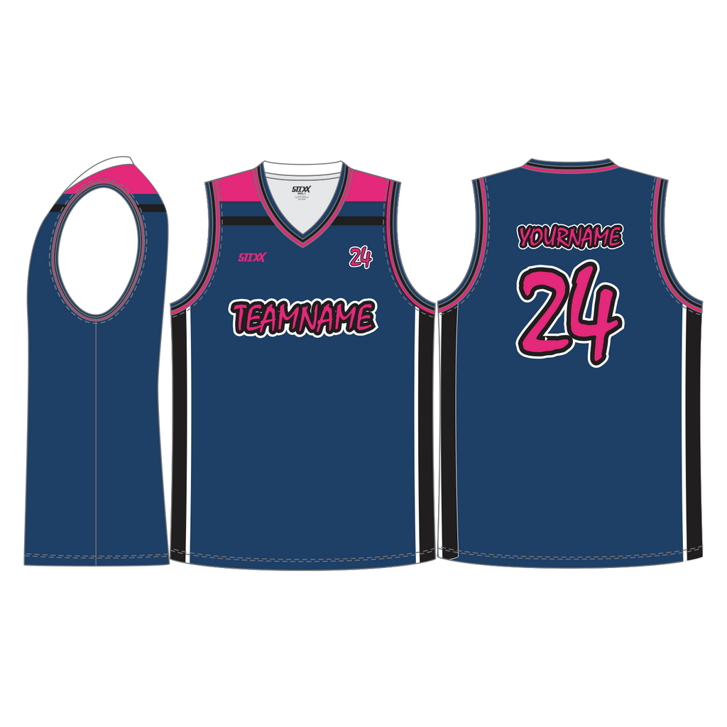 CUSTOM V-NECK BASKETBALL JERSEYS