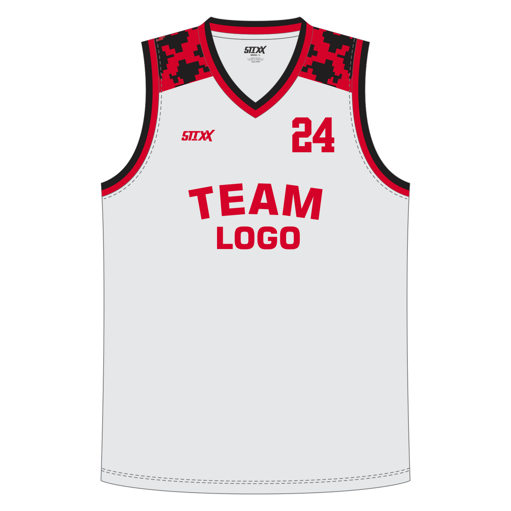 CUSTOM V-NECK BASKETBALL JERSEYS
