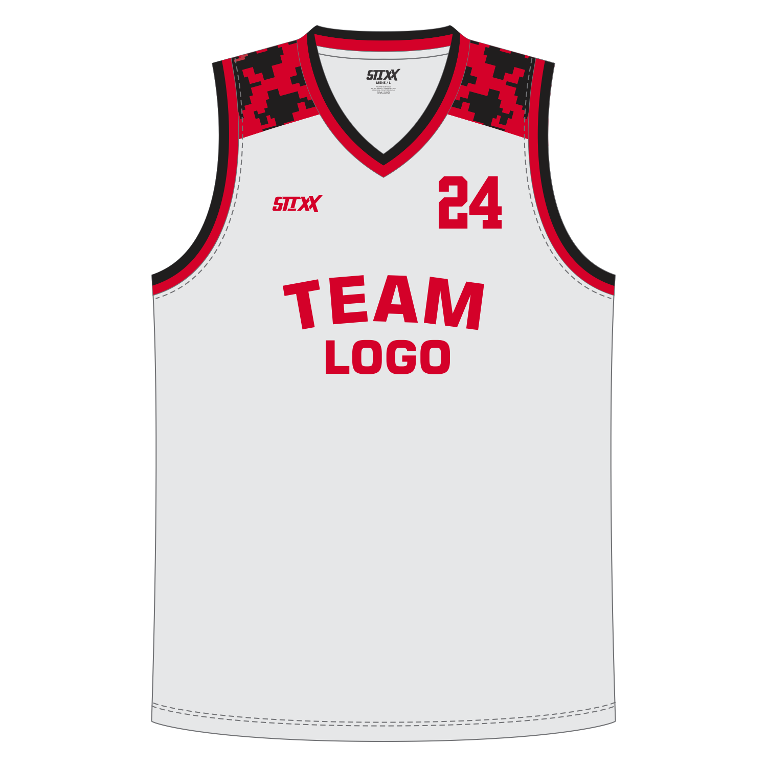 CUSTOM V-NECK BASKETBALL JERSEYS