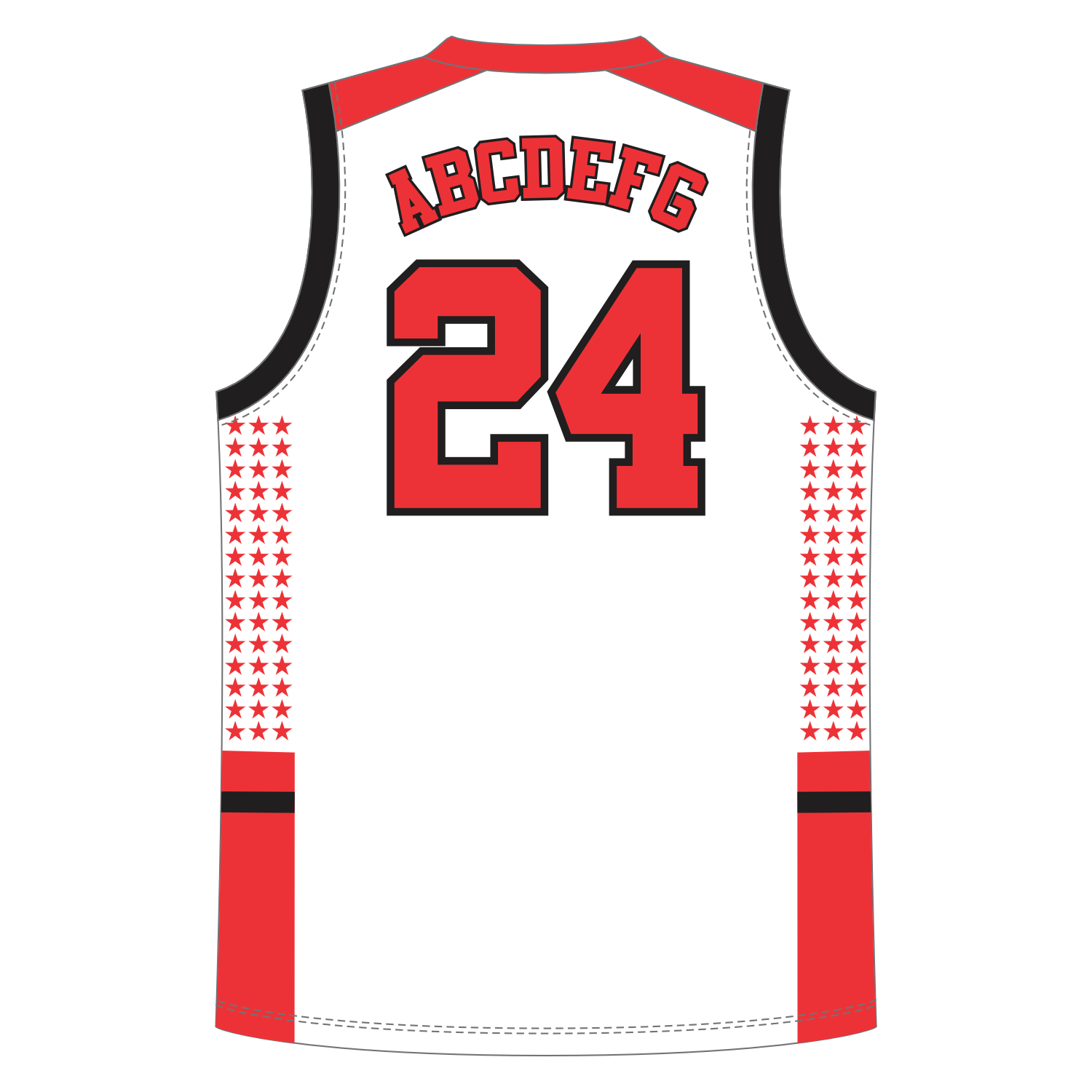CUSTOM REVERSIBLE V-NECK BASKETBALL JERSEYS