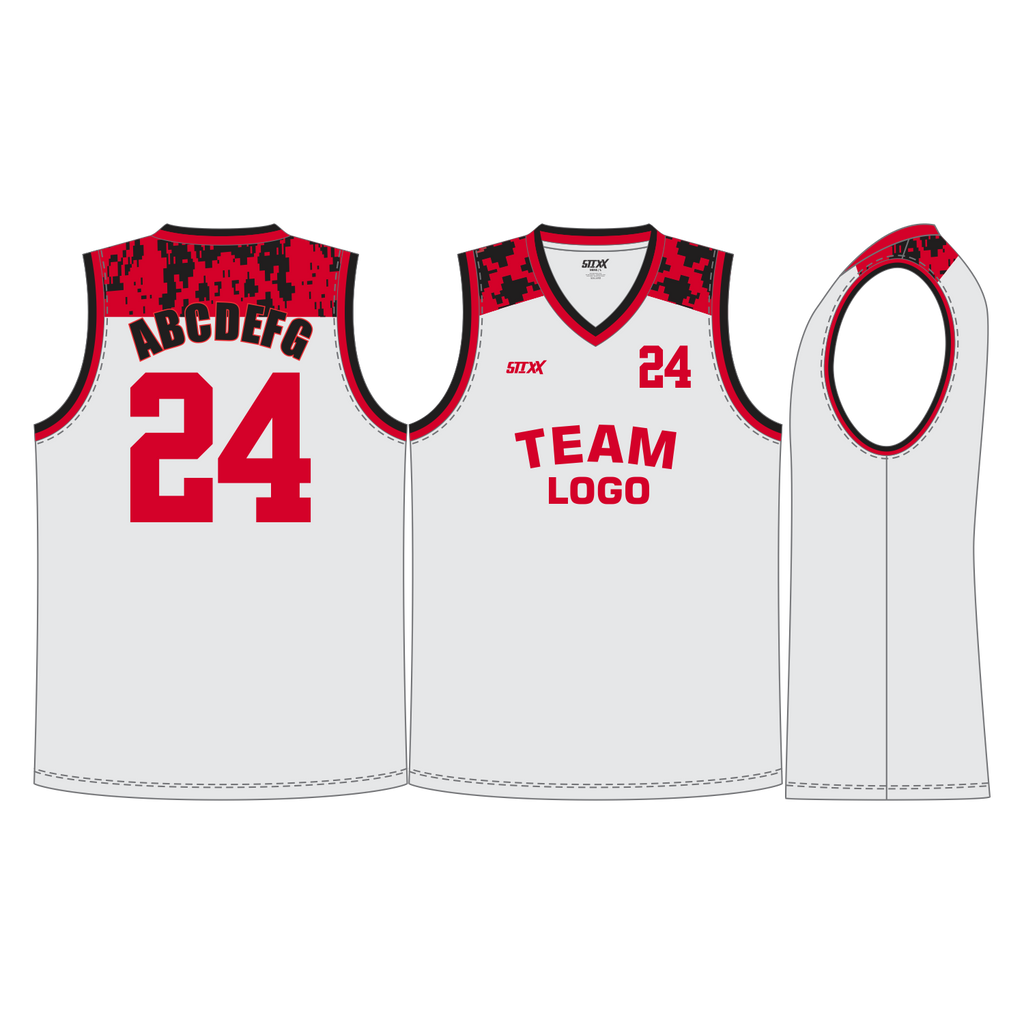 CUSTOM V-NECK BASKETBALL JERSEYS