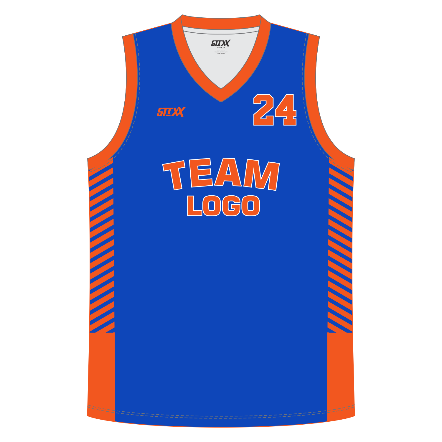 CUSTOM V-NECK BASKETBALL JERSEYS