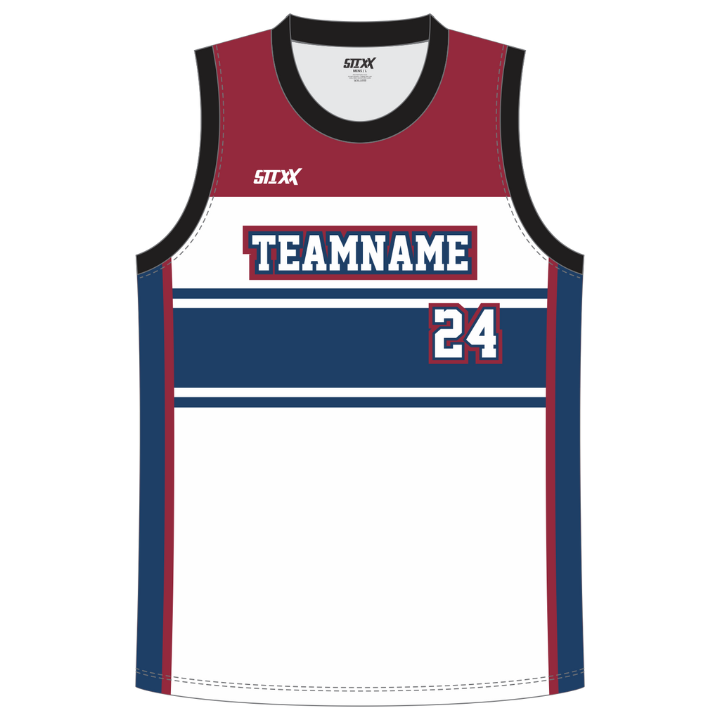 CUSTOM ROUND/CREW NECK BASKETBALL JERSEYS