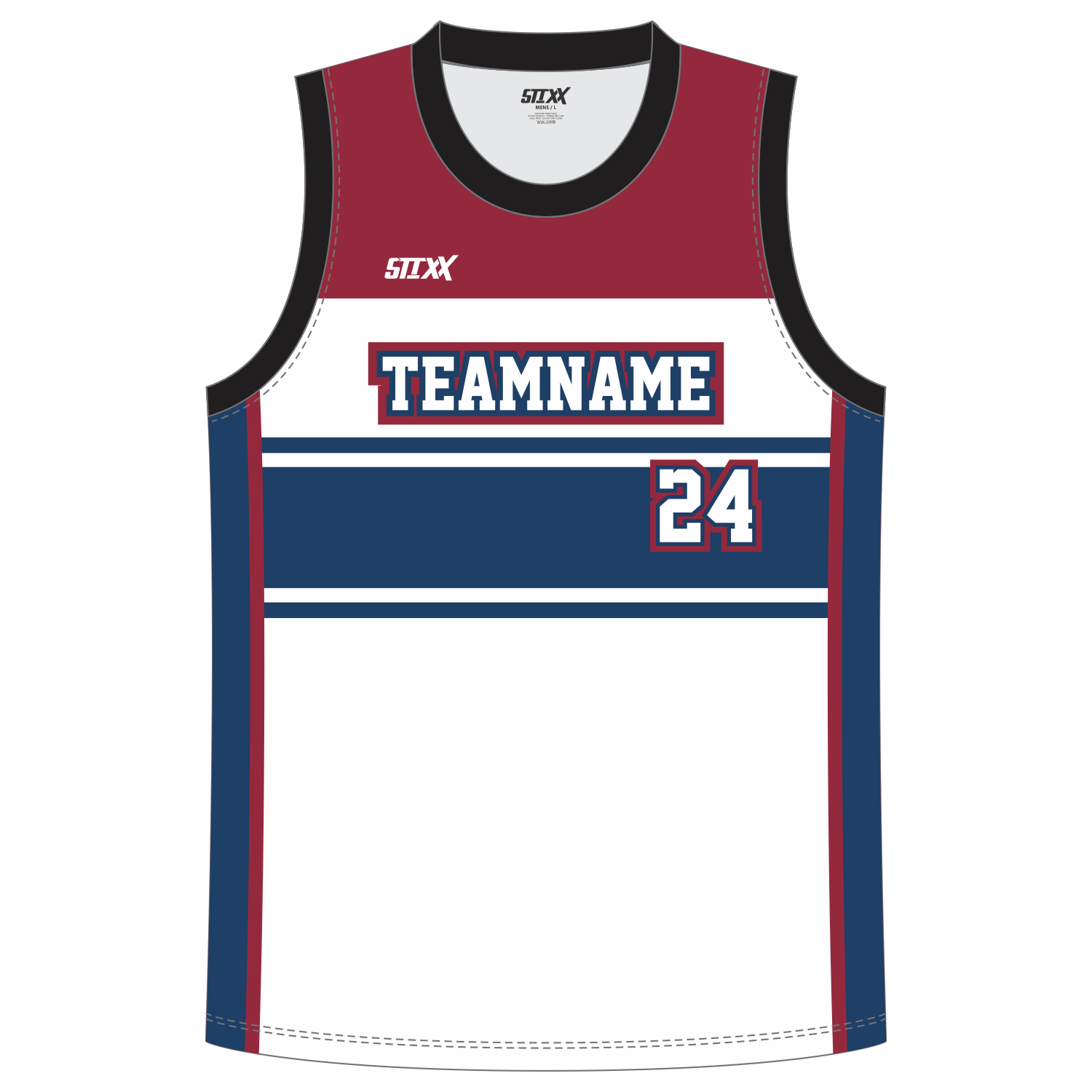 CUSTOM ROUND/CREW NECK BASKETBALL JERSEYS