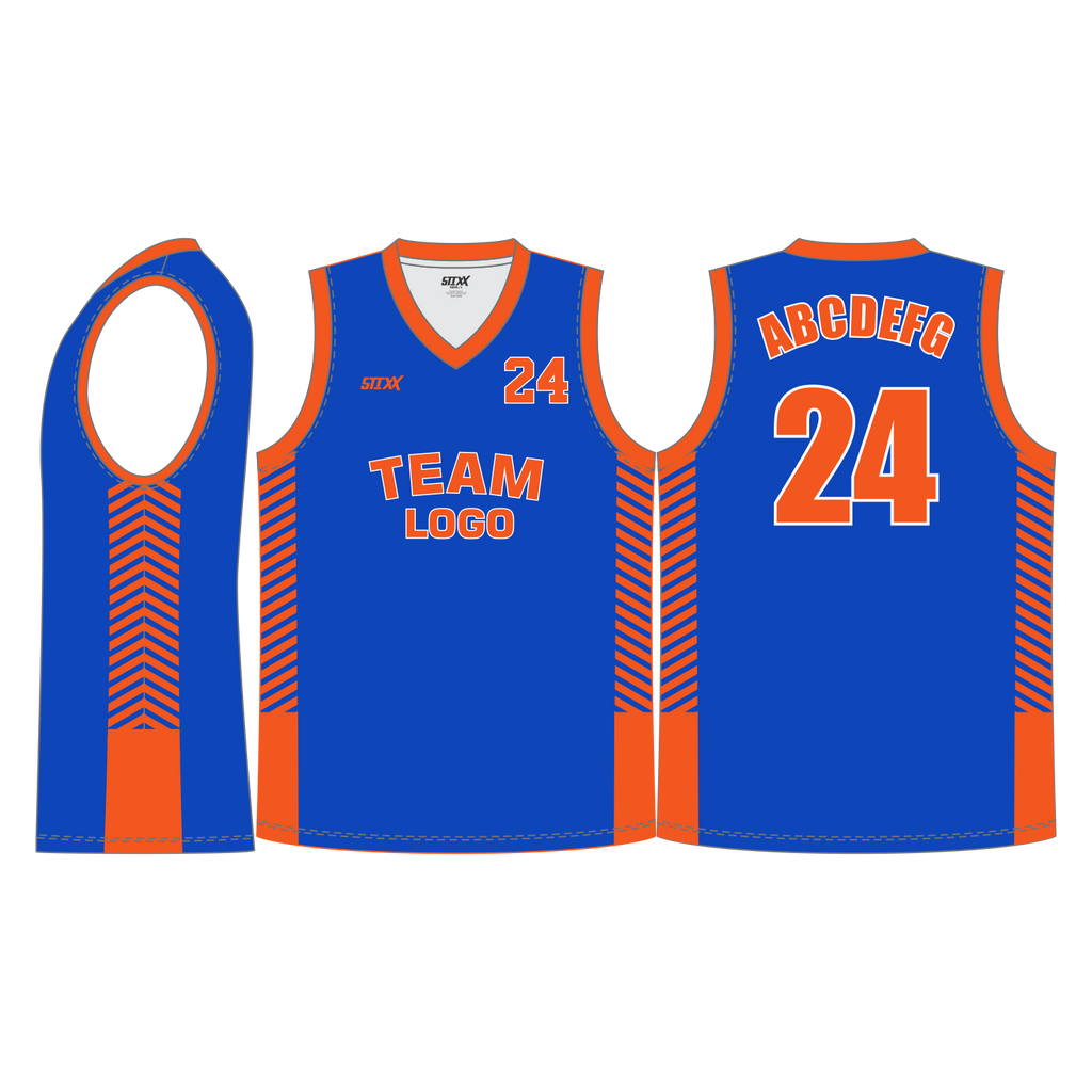CUSTOM V-NECK BASKETBALL JERSEYS