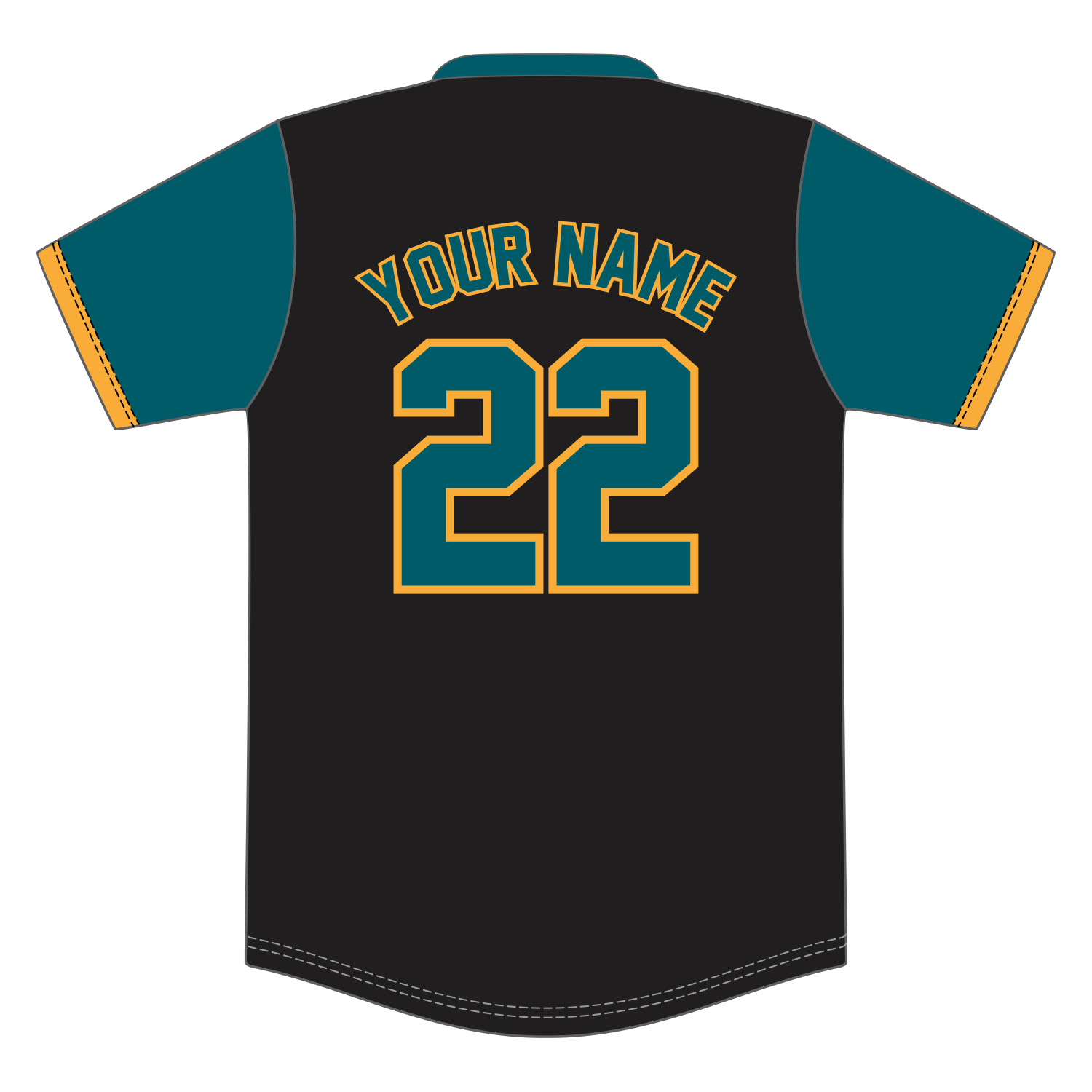 Custom V-Neck Baseball Jersey