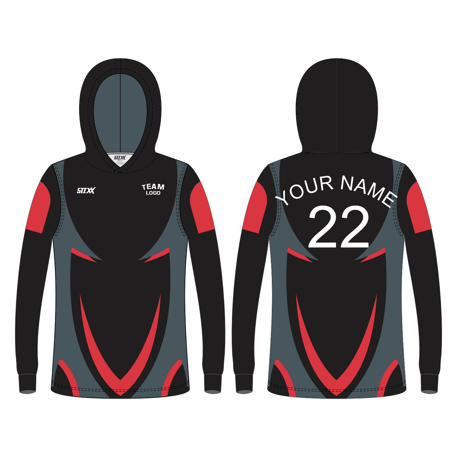CUSTOM LONG SLEEVE HOODIE SHOOTING SHIRTS