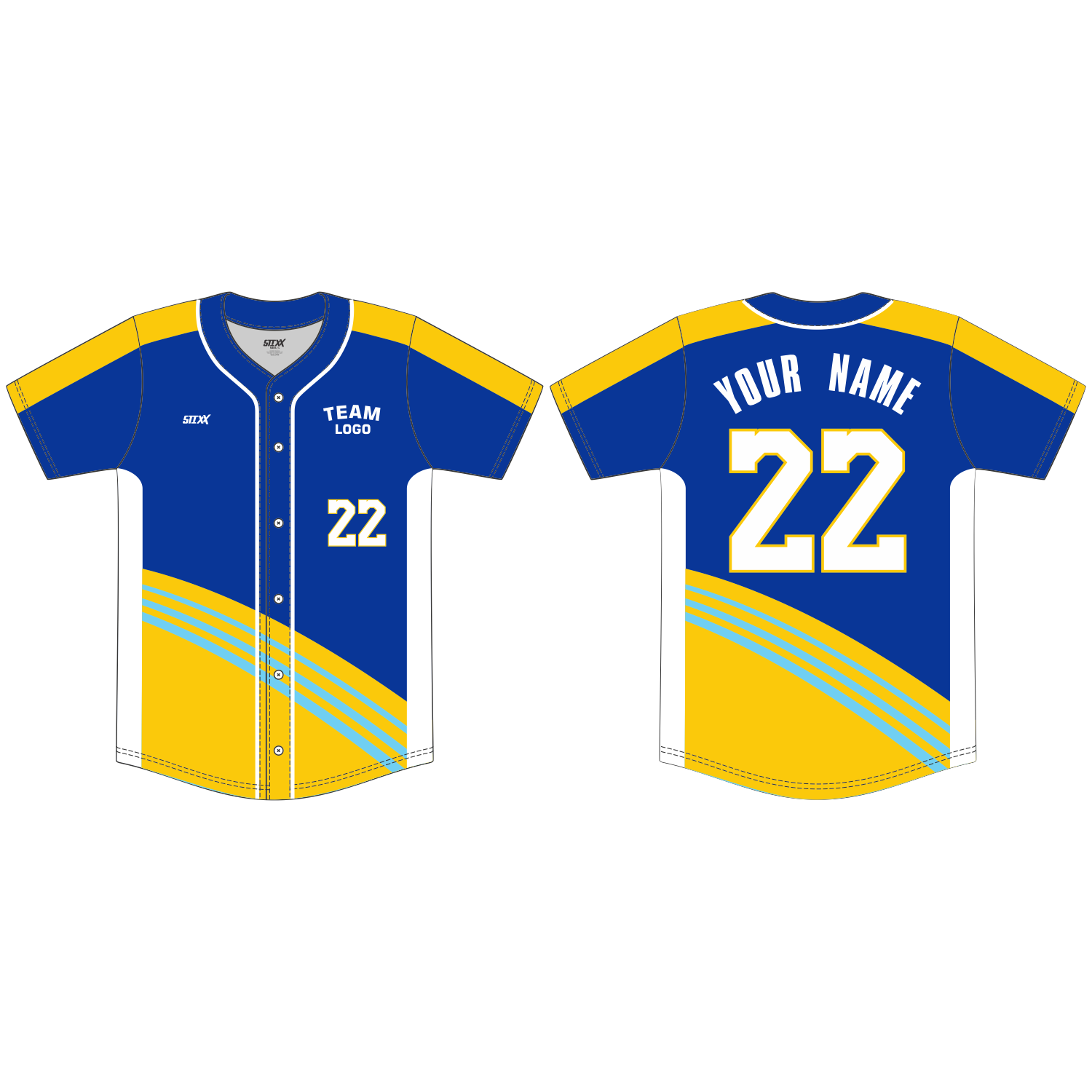 Custom Button-Down Baseball Jerseys